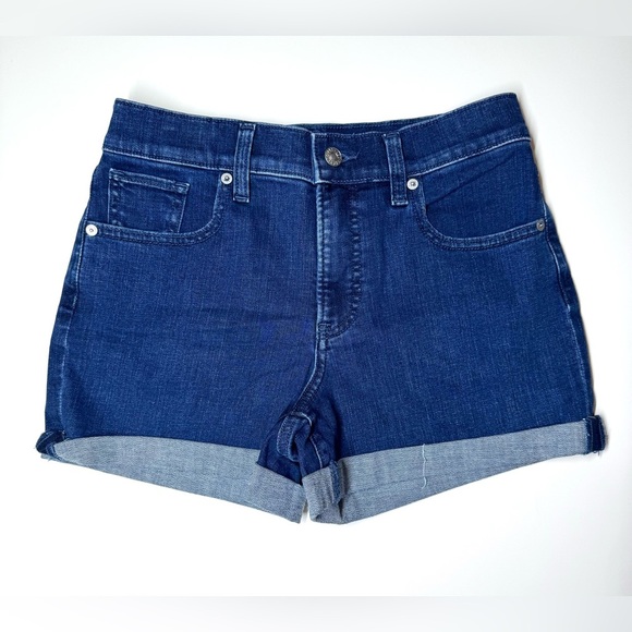 Express Women’s Mid Rise Shortie Denim Shorts Size- 0 - Picture 1 of 5